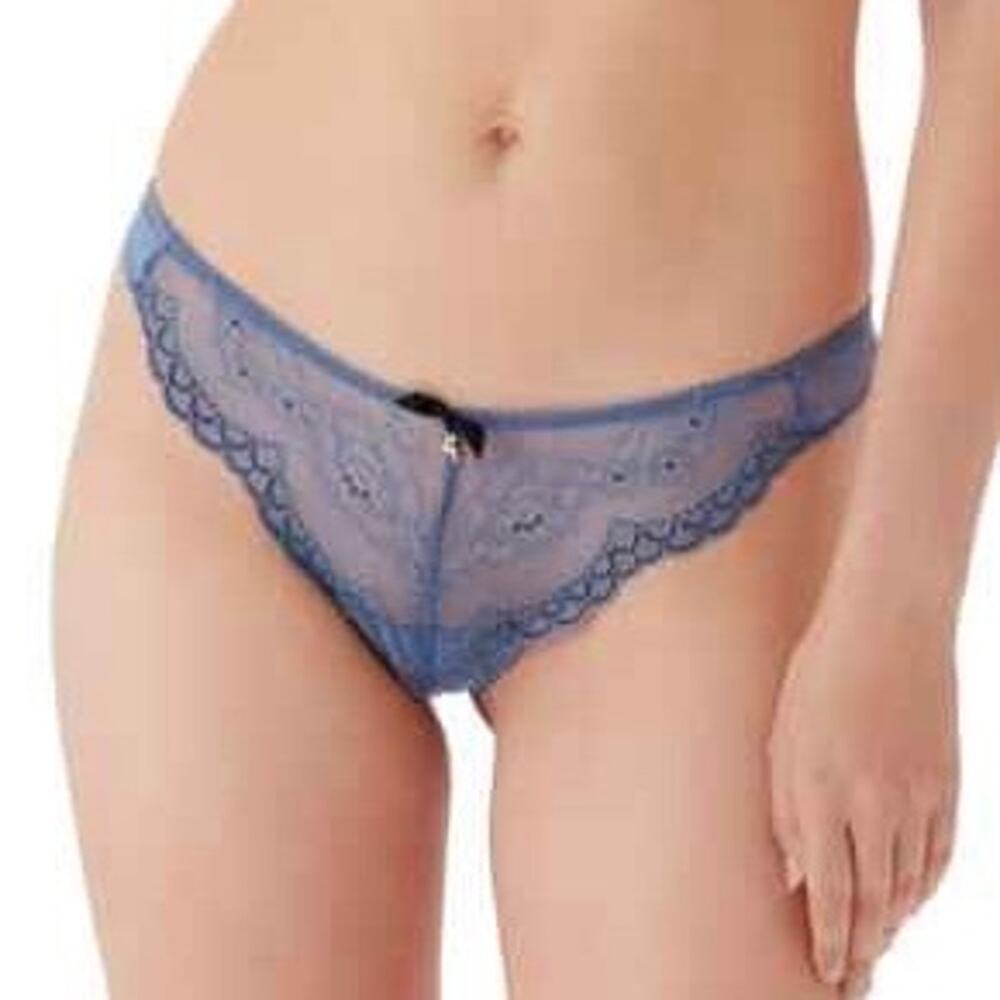 Gossard 7716 Superboost lace thong in moonlight blue NEW XL - Picture 7 of 7